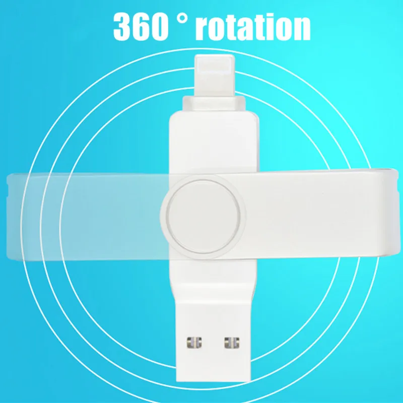 OTG USB Flash Drive 64GB 3.0 Pendrive 128GB USB Stick 256GB Memory For Phone 6 7 8 9 14 13 12 11 IOS IPAD PC 512 GB