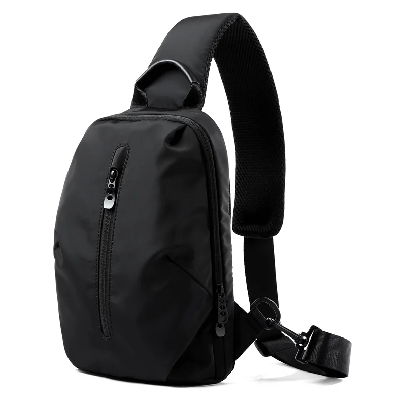 MOYYI Prosta, modna, wodoodporna torba męska typu sling z nylonu, najlepsza lekka torba crossbody na ramię, damska sportowa torba podróżna na jedno ramię. — zdjęcie 2