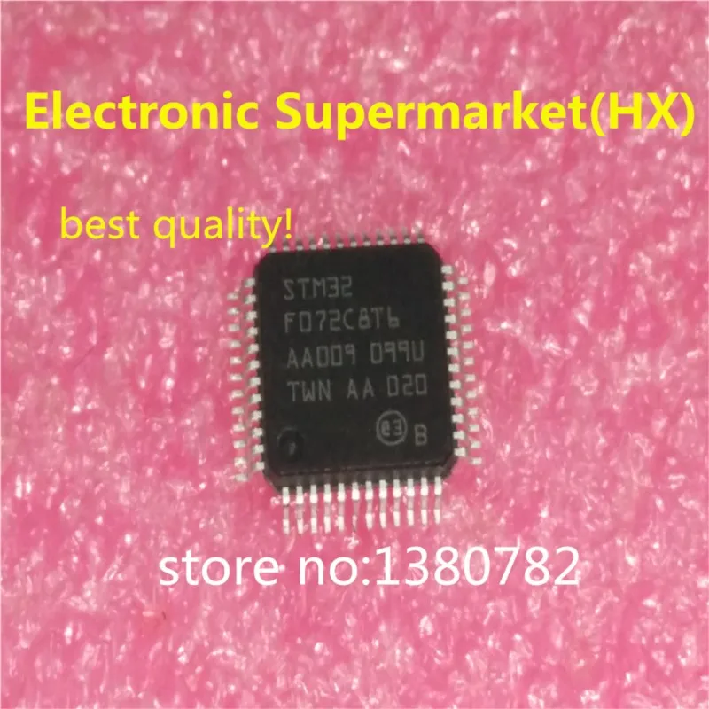 Free Shipping 5pcs-20pcs STM32F072C8T6 STM32F072 QFP-48  New original  IC In stock!