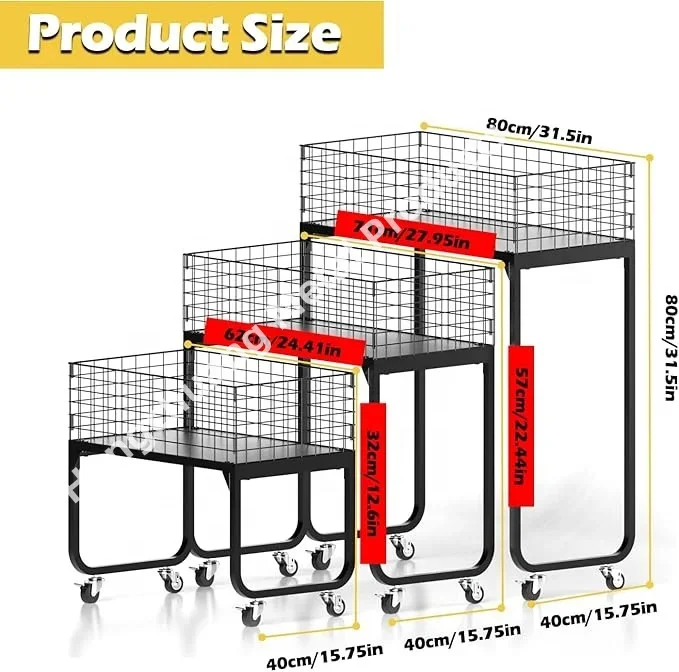 Modern Foldable Retail Store Display Rack Portable Wire Storage Basket Ladder for Snack Candy Beverage Blind Box Promotion Desk