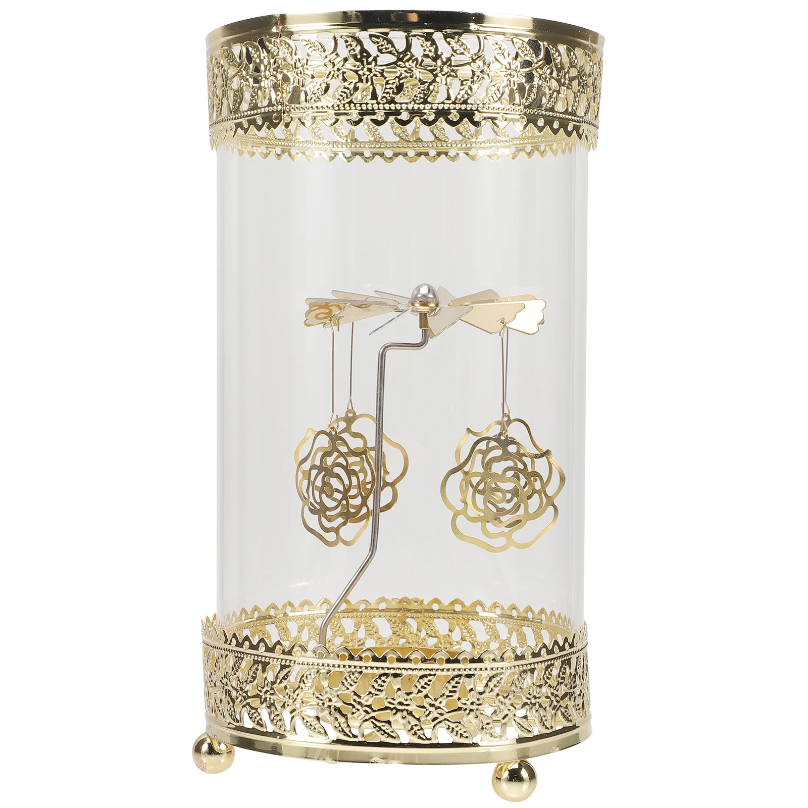 

Rotating Metal C Vintage Decorative C leholders for Tabletop Christmas Party Banquet Centerpieces Romantic Design