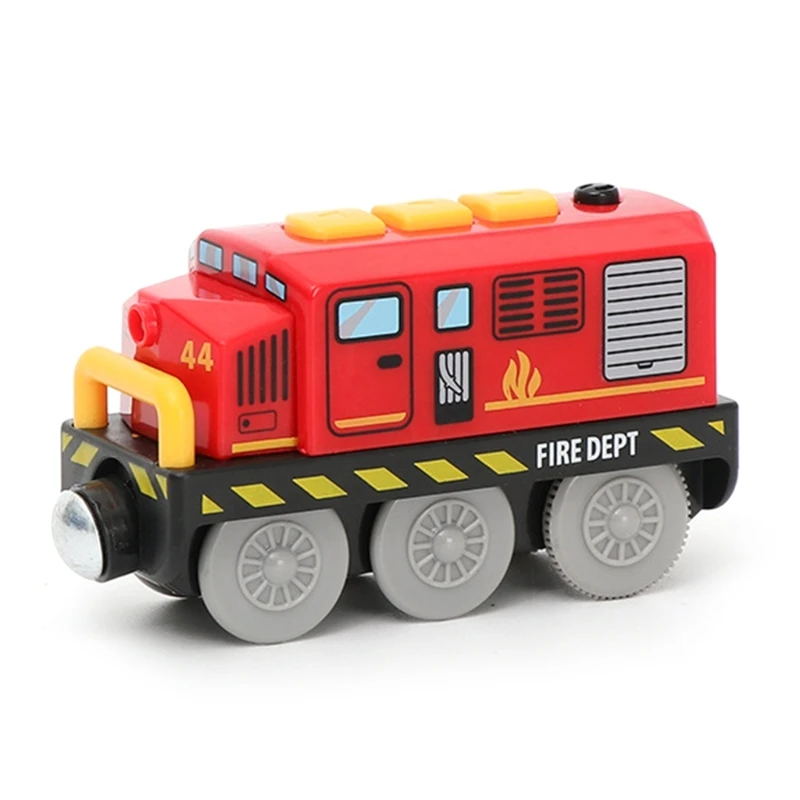 Toddler Friendly Motorized Train With Easy Connection And Colorful Design Cartoon Train Play Set 15UB
