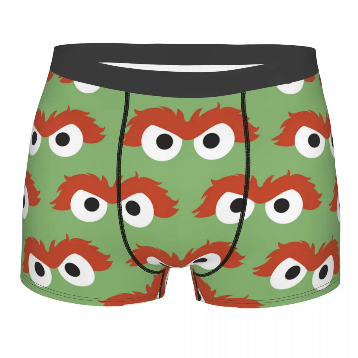 Boxer Underpants Shorts Sesame Street Panties Men's Breathable Underwear for Homme Man Boyfriend Gift