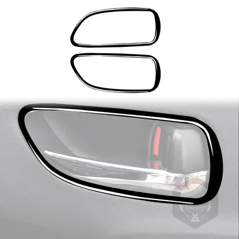 ABS 피아노 블랙 자동차 인테리어 도어 핸들 바 커버 트림 스티커 Lexus IS250 300 350C 2006-2012