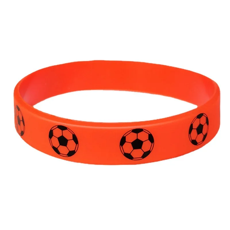 6–42 Stück Fußball-Silikon-Armband, 6 Designs, grün, schwarz, weiß, Gummi-Armbänder für Sportveranstaltungen, Fußball, Geburtstag, Partygeschenke – Detail 3