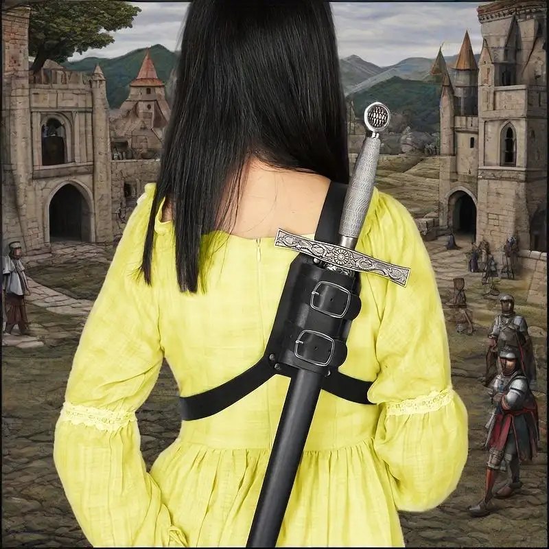 1Pc Unisex Pu Leath… - image