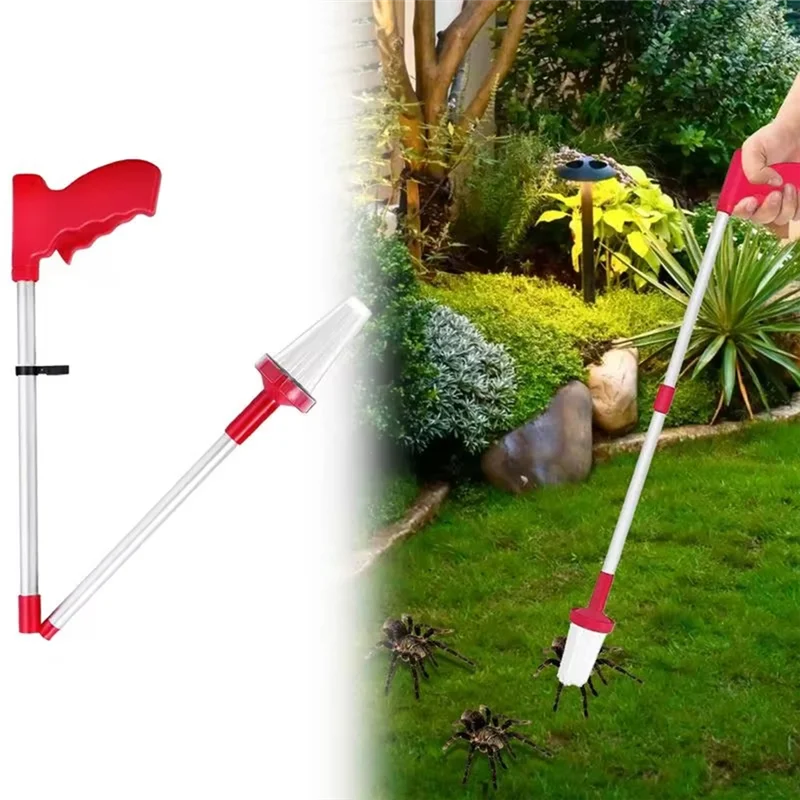 

Spider Catcher Long Handle Folding Cockroach Grabbers Spider Catcher Traps Long Handle Cockroach Grabbers For Garden-ABAJ