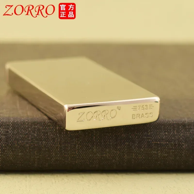 ZORRO Metal Creative Elevator Kerosene Lighter Classic Grinding Wheel Ignition Limited Quantity Laser Carving Collection Lighter