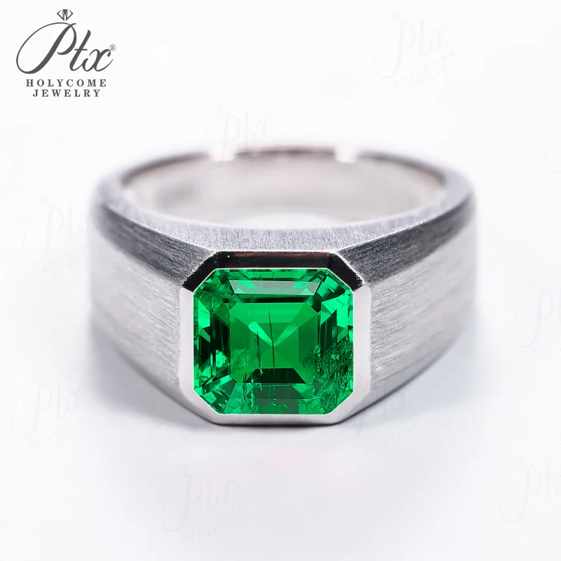 

6ct Moissanite Ring Asscher Cut Timeless Square Step-Facet Design Engagement Ring for Women Birthday Christmas Gift Jewelry