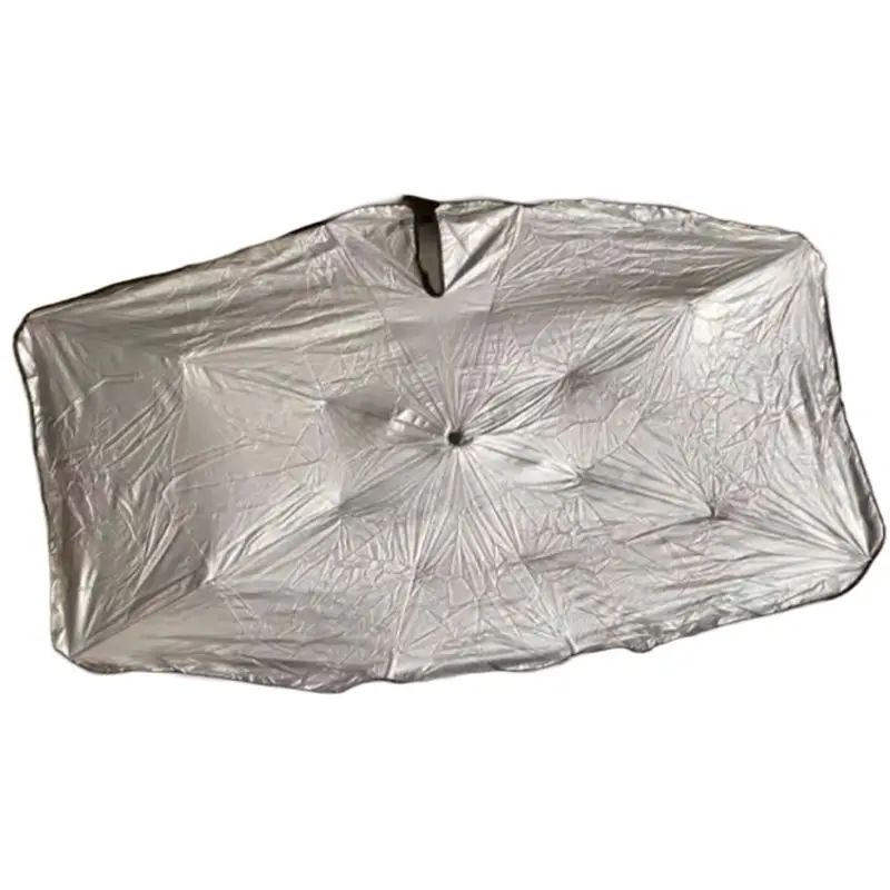 Efficientt-Home Daily Use Car Sunshade Front Shield Heat Insulation Sun Protection Anti-Ultraviolet Light Shading 130X75cm