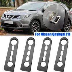 Amortiguador de sonido para coche, cerradura de puerta amortiguadora para Nissan Qashqai J11, kashkai 2014, 2015, 2016, 2017, 2018, 2019, 4 unidades