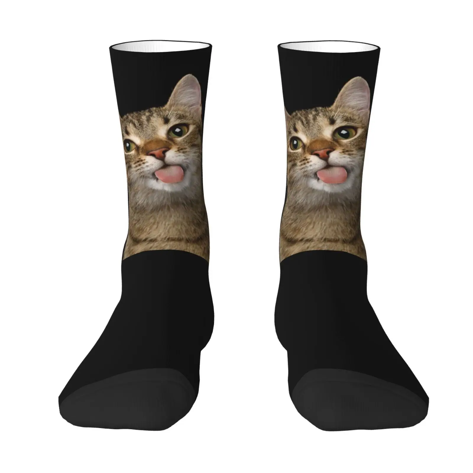 

Cute Kittens Printed Socks Retro Trend Crazy Street Hip-Hop Socks Breathable Non-slip Casual Sports Socks Novelty Party Gift
