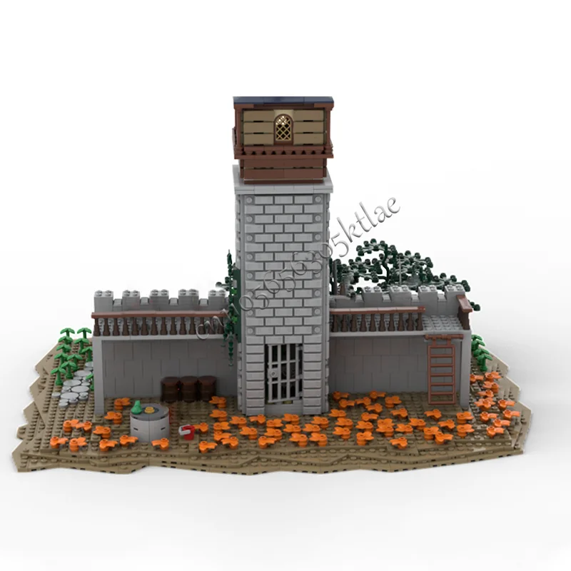 ชุดตัวต่อโมเดลปราสาทยุคกลางแบบเรโทร 2160 ชิ้น ชุดประกอบ DIY สำหรับเด็ก ของขวัญวันเกิด