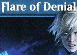 

«Flare of Denial» на заказ TCG Magical Proxy Black Высококачественные прокси-карты для сбора игральных карт Колода для настольных игр Коллекционные карты