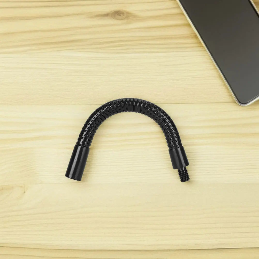 

2Pcs Black Gooseneck Microphone Stand Extension Flexible Adjustable Hose Mic Arm for Studio Stage Recording Microphone Rod