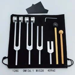 Aluminum Tuning Fork Musical Healing 528HZ 136 1HZ 128HZ 4096 Medical Diapason Therapy Harmonizer Tuning Forks Set Accessories