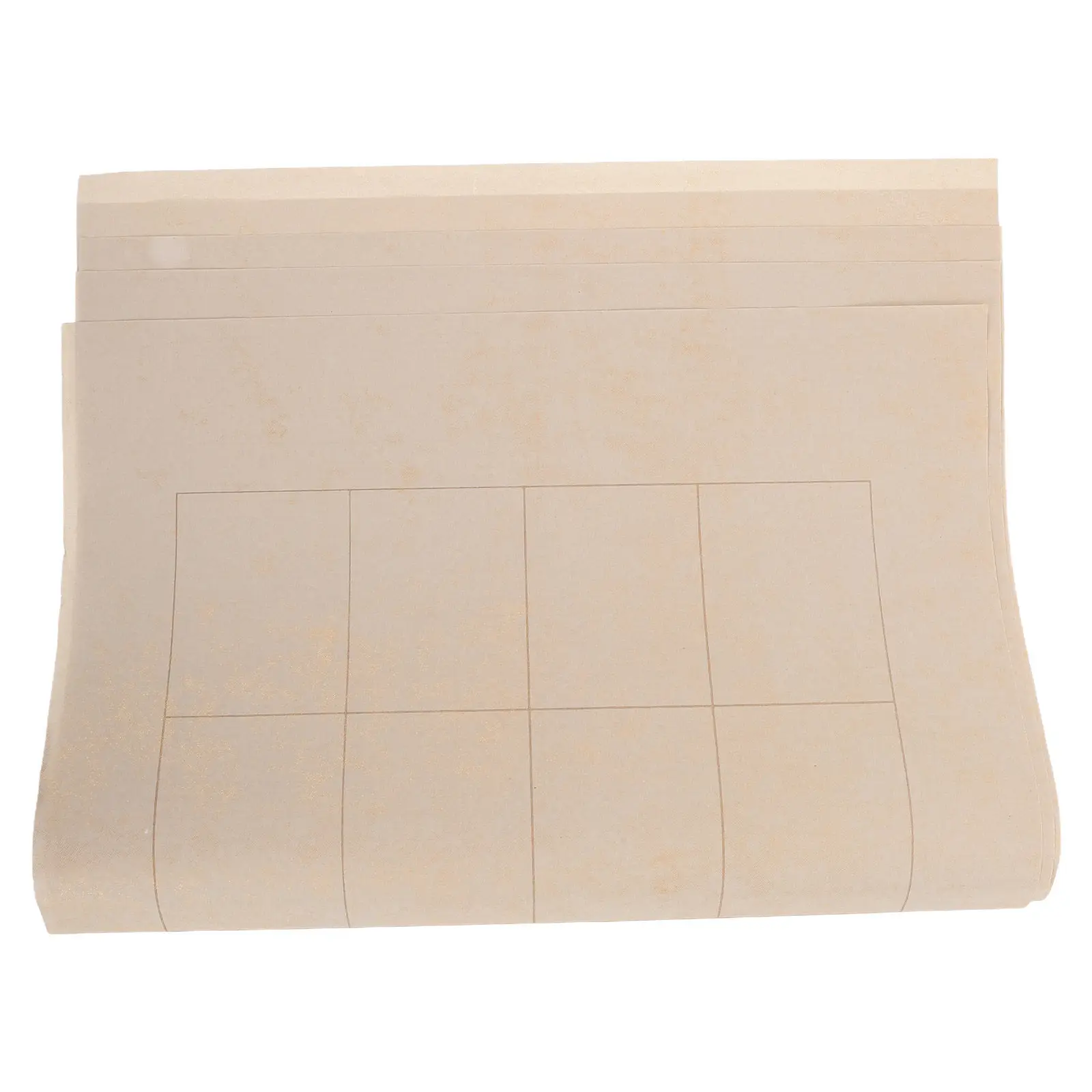 5 Sheets Calligraphy Practice Paper Precision Grid Lines for Chinese Clerical Seal Regular Scripts Smooth Xuan Paper Excellent
