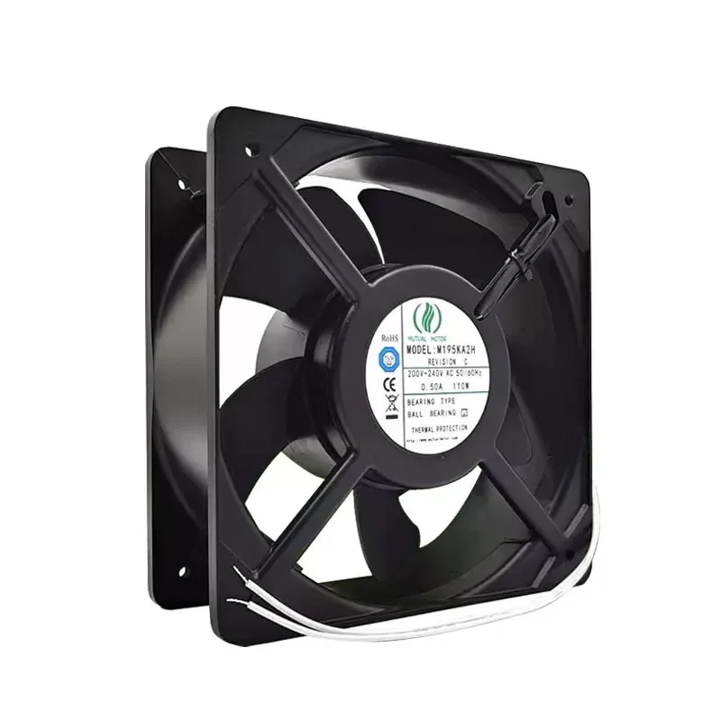 For New MUTUAL MOTOR M195KA2H 20572 20CM 200V 0.50A Cooling Fan