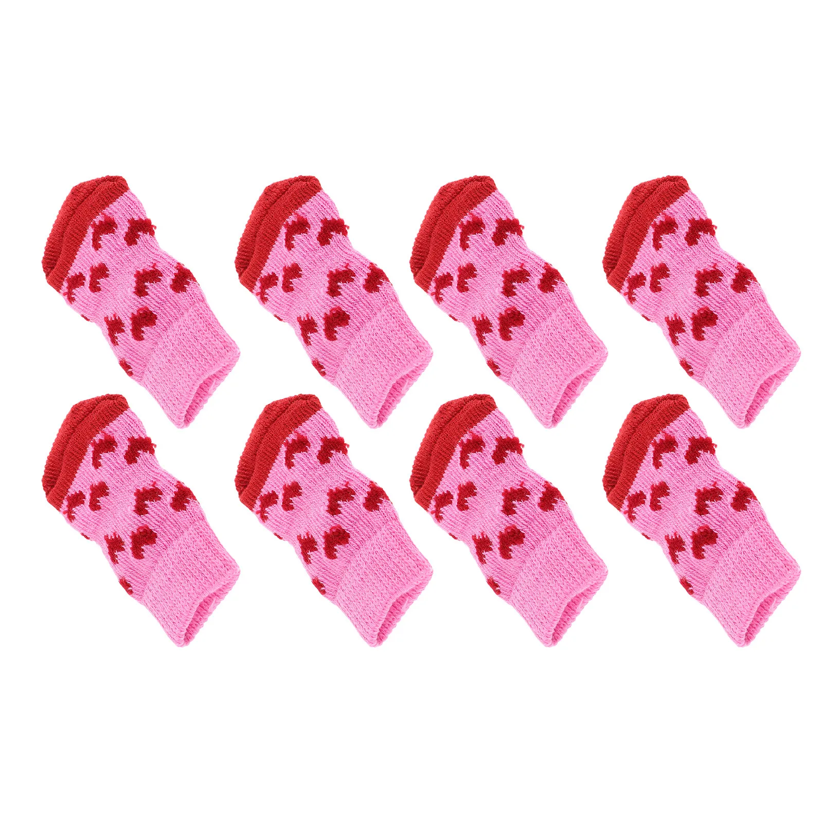 Dog Booties Paw Protector - 8 Stück Haustier-Pfotenschuhe mit Rutschfester Sohle