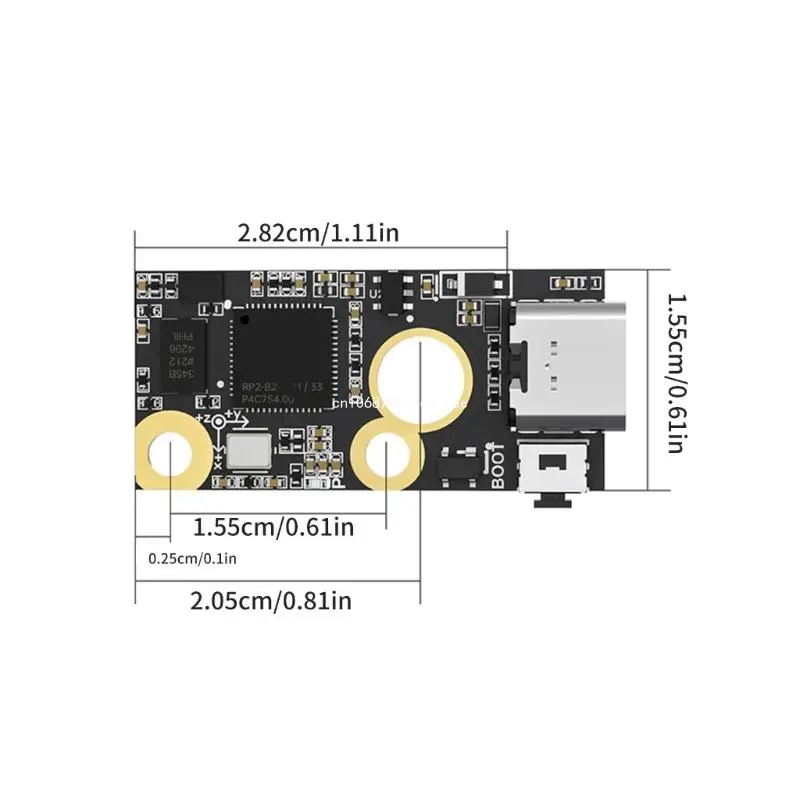 Improve Print Quality Accelerometer Board Resonance Compensation Modules for 36 Printer Motor for ADXL345/LIS2DW Sensor