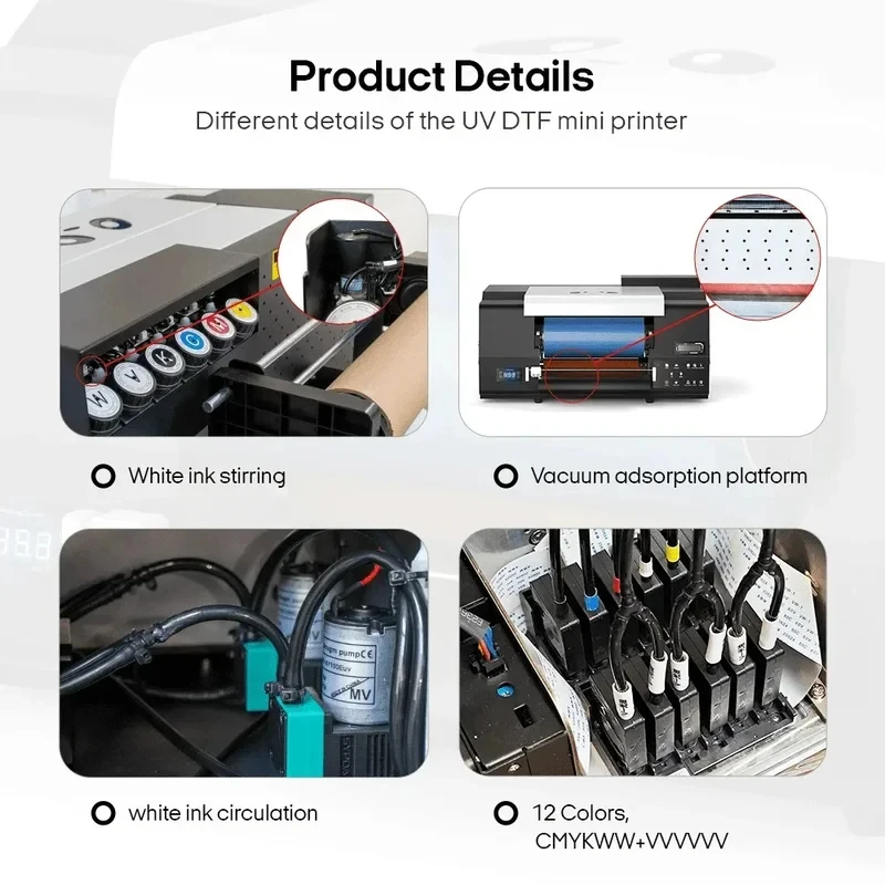 Durle and relile A Size XP0 Printeead Procolored Improra DTF Sticker Printer Small Busins Ideas