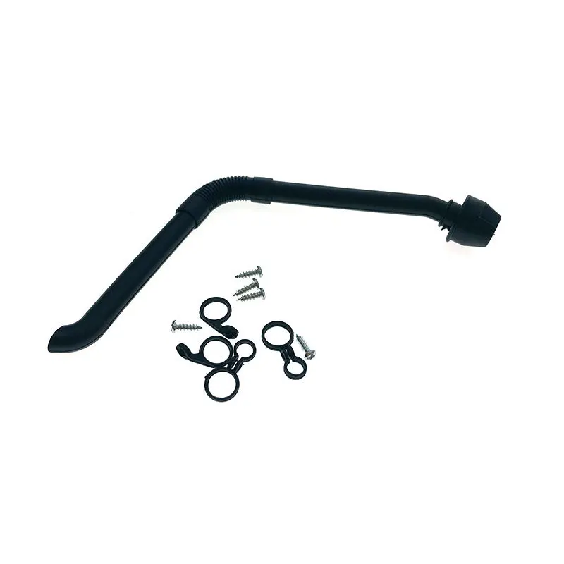 1/10 RC Crawler Black Nylon Safari Snorkel for Traxxas TRX4 Defender D110 D90 Body Car Shell