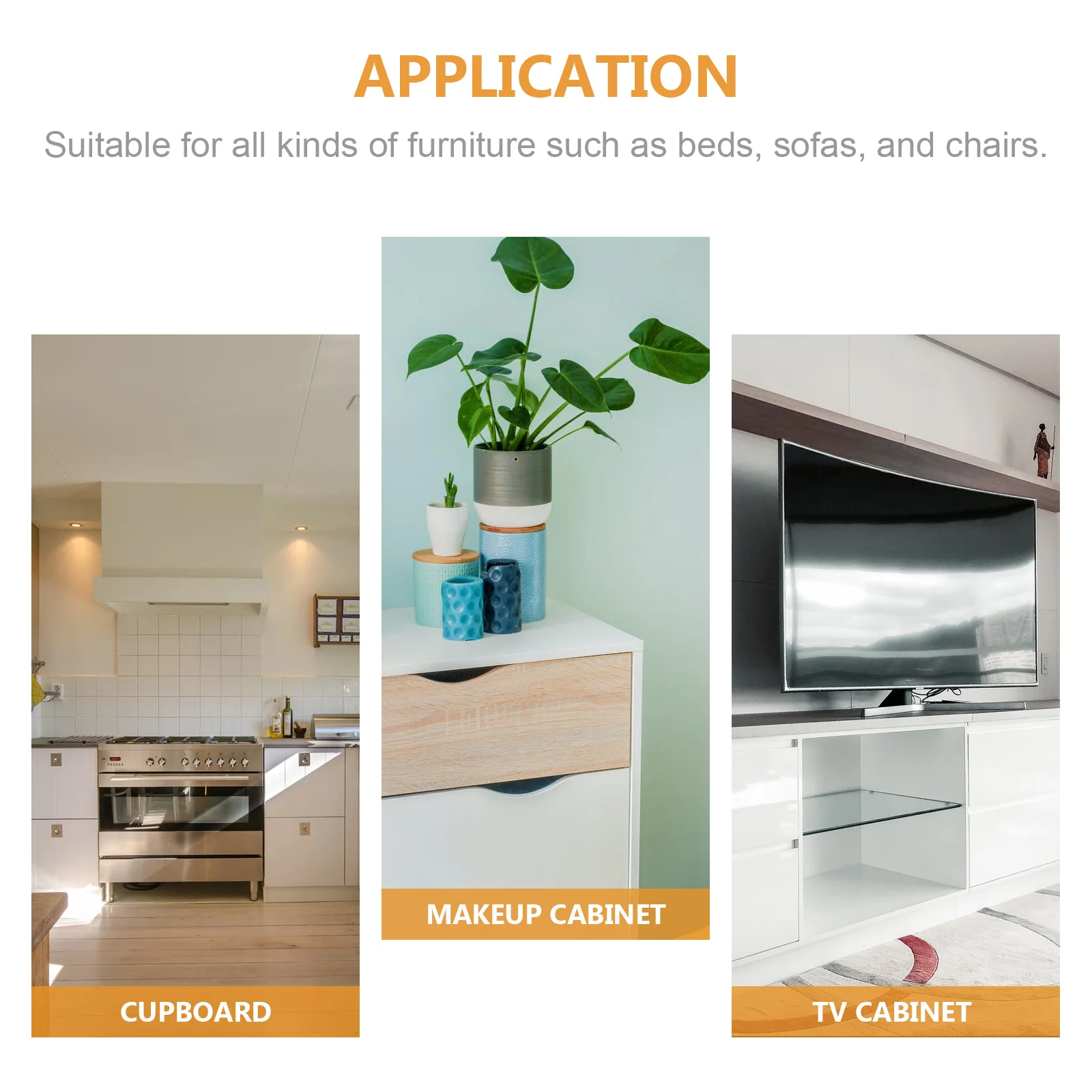 

12pcs Wooden Case Foot Protectors Bronzed Zinc Alloy Anti-Slip Heightening Base For Beds Sofas Chairs Furniture Padding Block