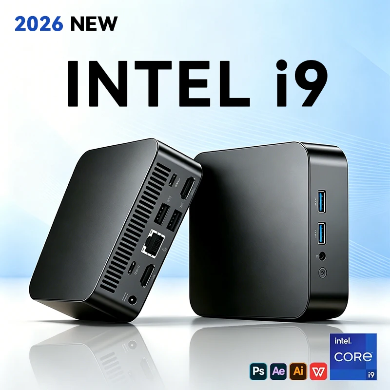 Mini PC Intel Core I9 10980HK N150 Computer Gaming PC 16GB 32GB RAM 1TB M.2 SSD Windows 11 Pro WiFi 6 BT5.2 UHD Gamer Desktop PC