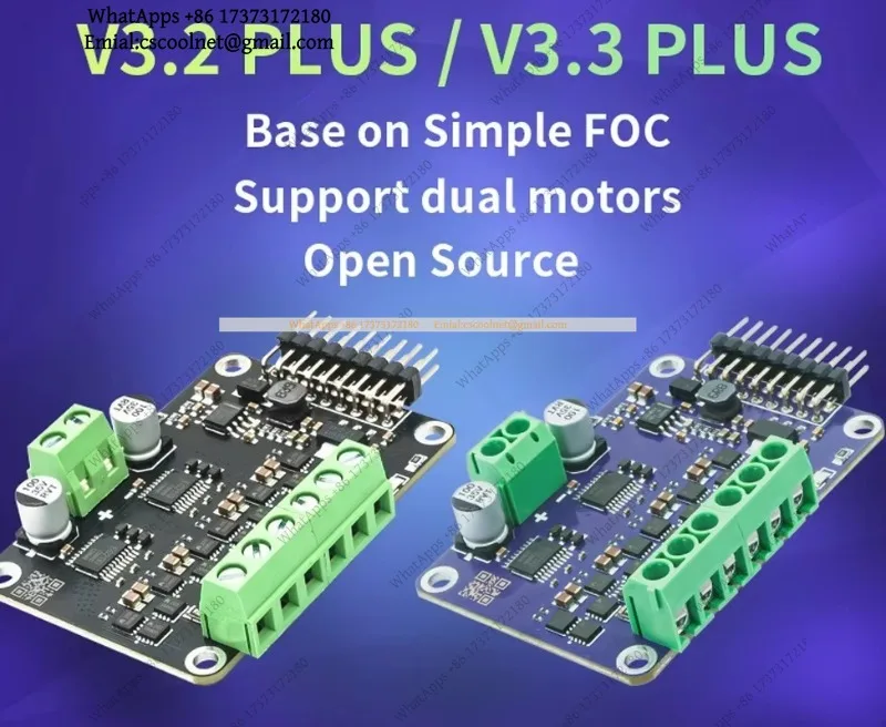 JS03 MKS Dual Brushless FOC V3.2 V3.3 Plus Servo Current Loop For ESP32 BLDC Motor
