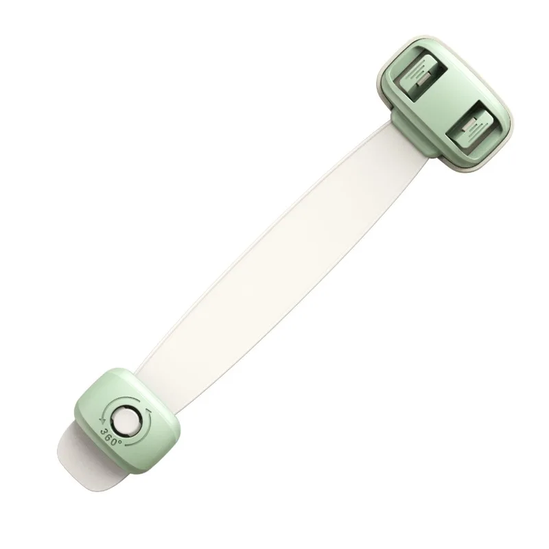 1-4Pcs ABS Fridge Cabinet Drawer Box Wardrobe Closet Anti-Clip Hand Child Safety Lock Cabinet Lock Protection Baby Gray/Green