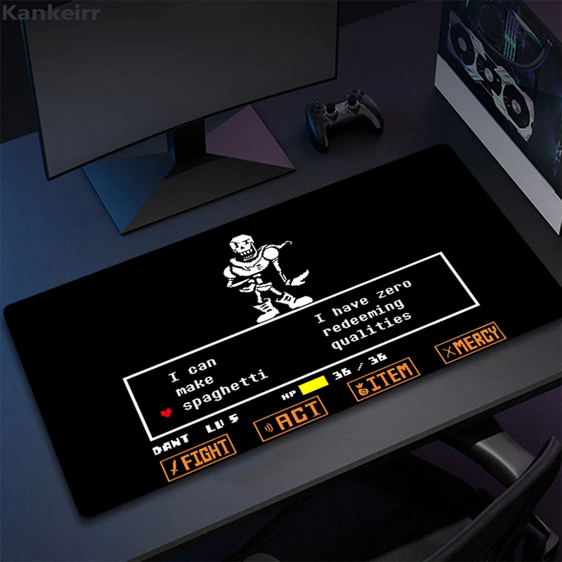 Anime Mouse Pad Pc Gamer Undertale Gaming Mousepad Xxl 900x400 Mouse Mat Keyboard Desk Mat Carpet Mausepad Computer Laptop Pad