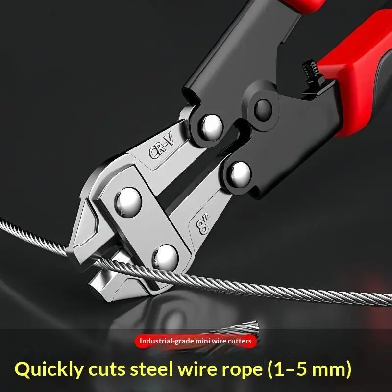 Mini Bolt Cutter, Made Of Carbon Steel Fast And Sharp, Labor-Saving Operation, Used To Cut Wire, Bar Steel
