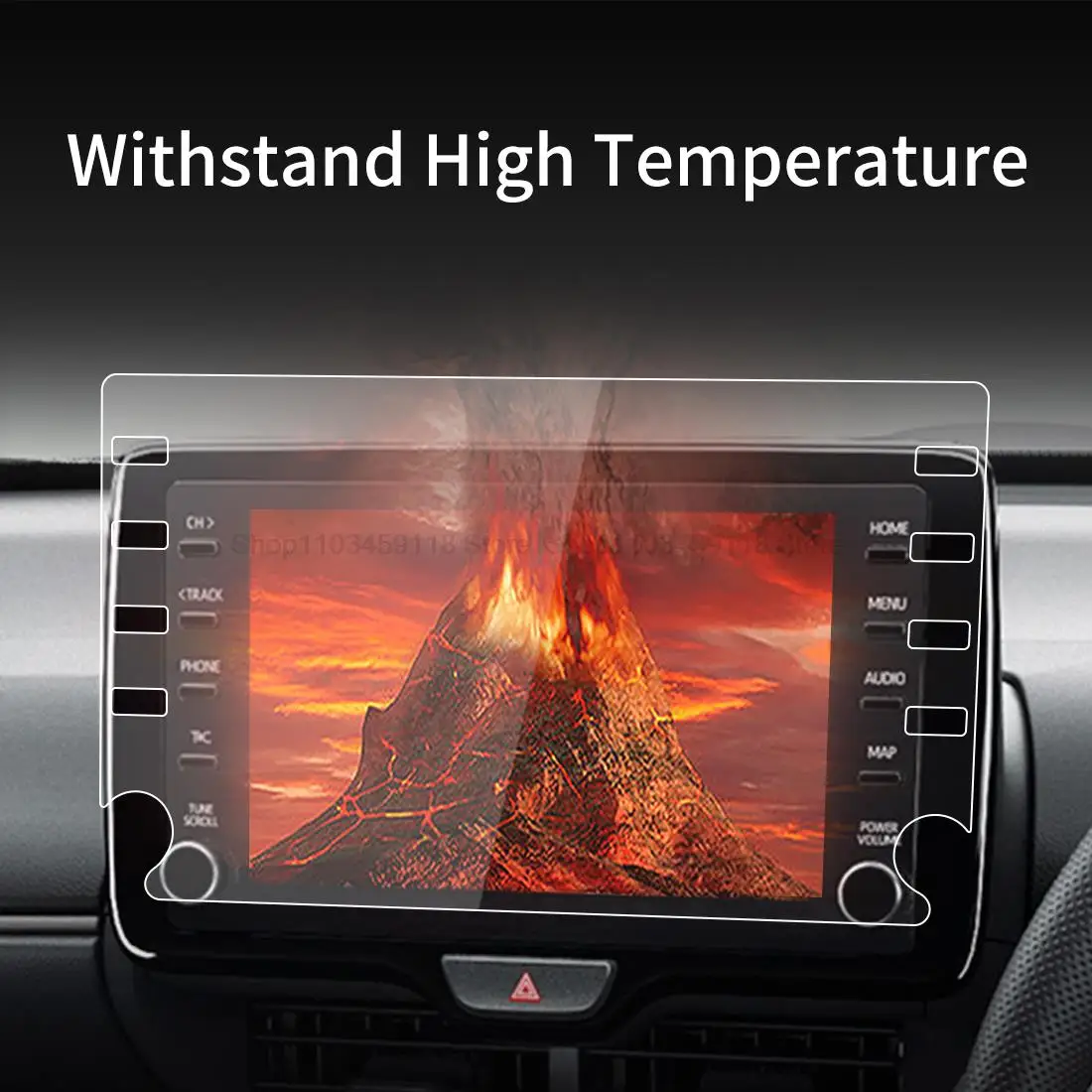 Tempered Glass screen protector Film For Toyota Yaris Cross 2020 2021 2022 8 Inch Car  GPS Navigation anti-scratch accessory