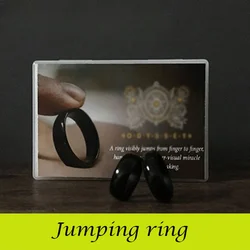 Ring Magic Tricks Jump From One Finger to Another Coin Decoration 21mm Size Props