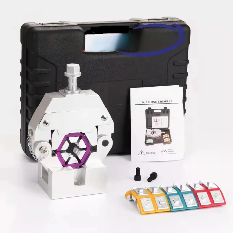 

Portable 1500 Hydra-krimp air Conditioner Hose Hydraulic Crimper Kit Ac Hose Fitting Crimping Tool Machine
