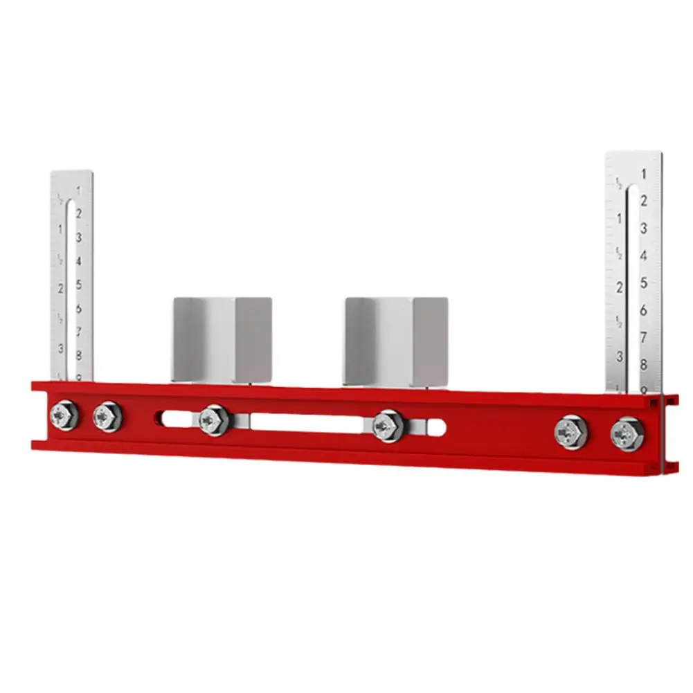 Установка в шкафу Линейки для определения местоположения перфорации Подвесная фиксирующая линейка Столярная вешалка для гардероба Полотно направляющей Монтажный перфоратор T4m4
