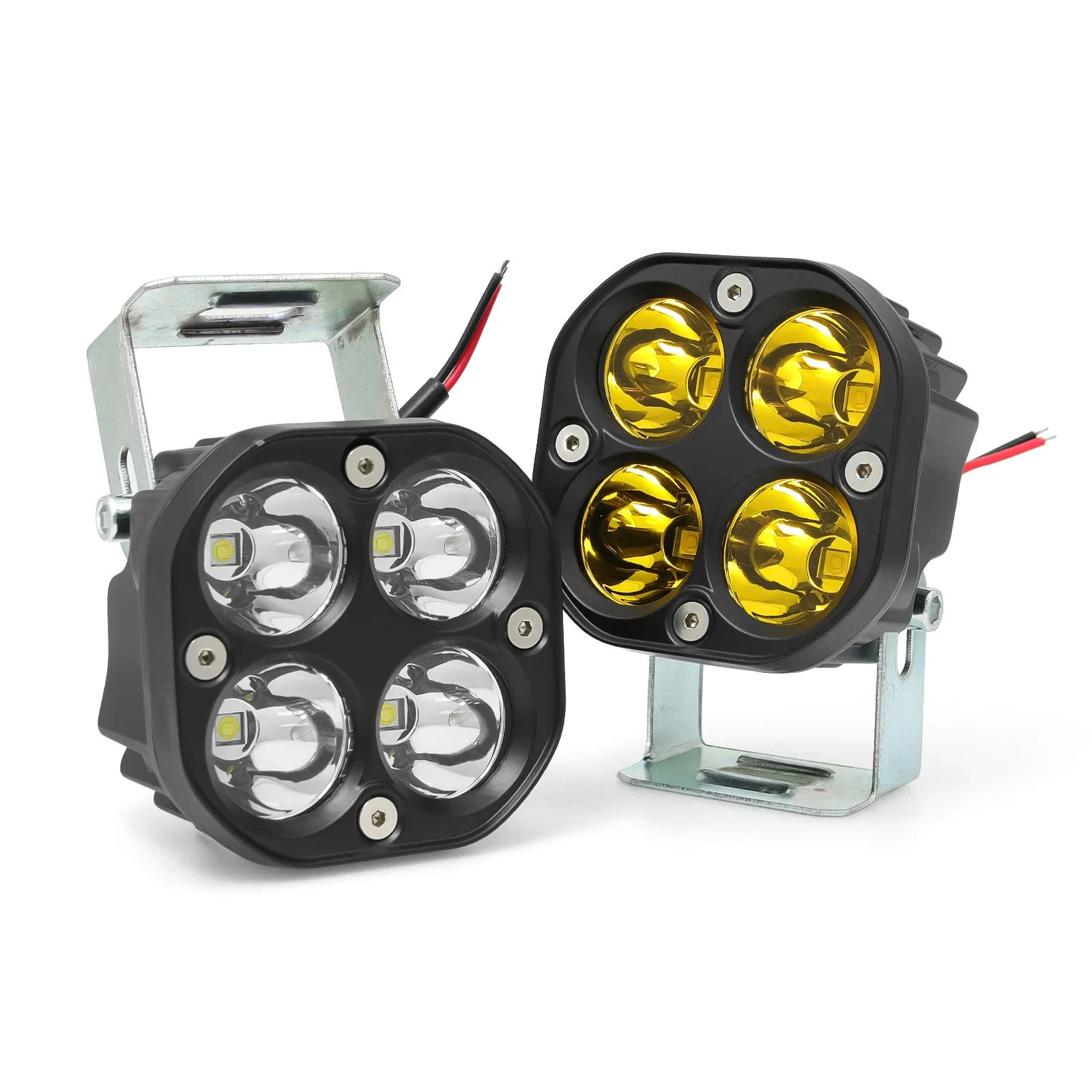 Luces LED de trabajo de 3 pulgadas y 40W, luces antiniebla de conducción todoterreno, luces de parachoques auxiliares de trabajo para coche, camión, ATV, UTV, barco, motocicleta, 12V, 24V