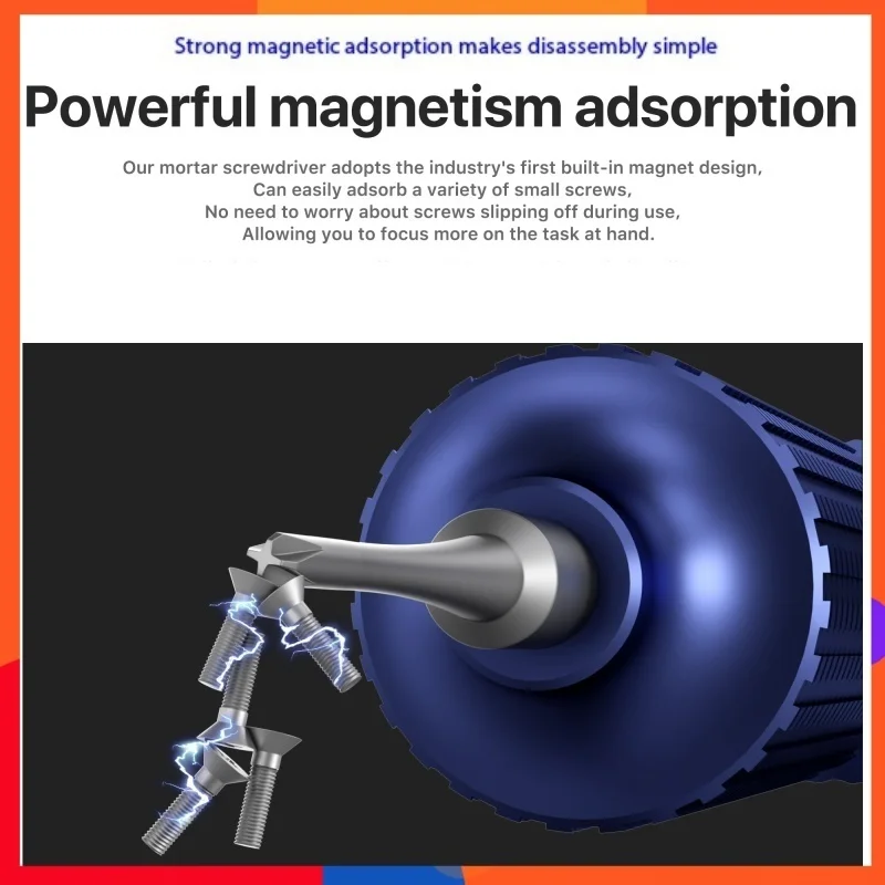 

Набор профессиональных отверток Mechanic Blue Armor с битами из закаленной стали S2, антискользящим покрытием и сильной магнитной фиксацией для ремонта телефонов и планшетов