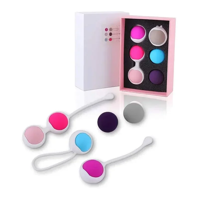 

Silicon Kegel Balls Medical Grade Set for Exercise Tightening Shrinking Ball Vaginal Chinese Balls Vibrator for Woman Sex Toys