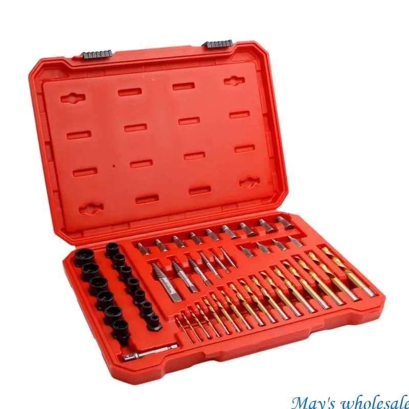 Essential Screw&Bolt Extractor Set With High Speed Steel Drill Bit For Workshop 448A