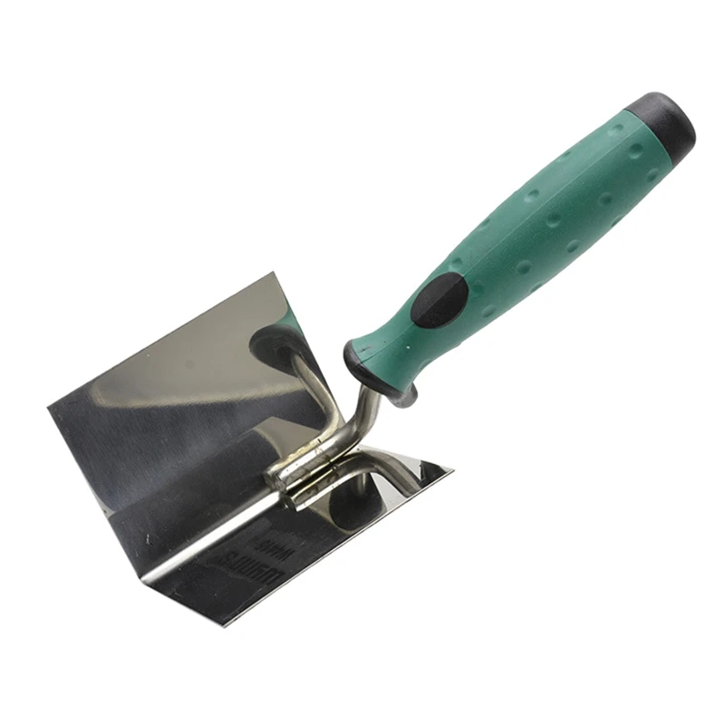 Drywall Inside & Outside Corner Tool Flexes 90 Degree Corner Mudding Finish Tool Corner Trowel Ergonomic Grip Tool