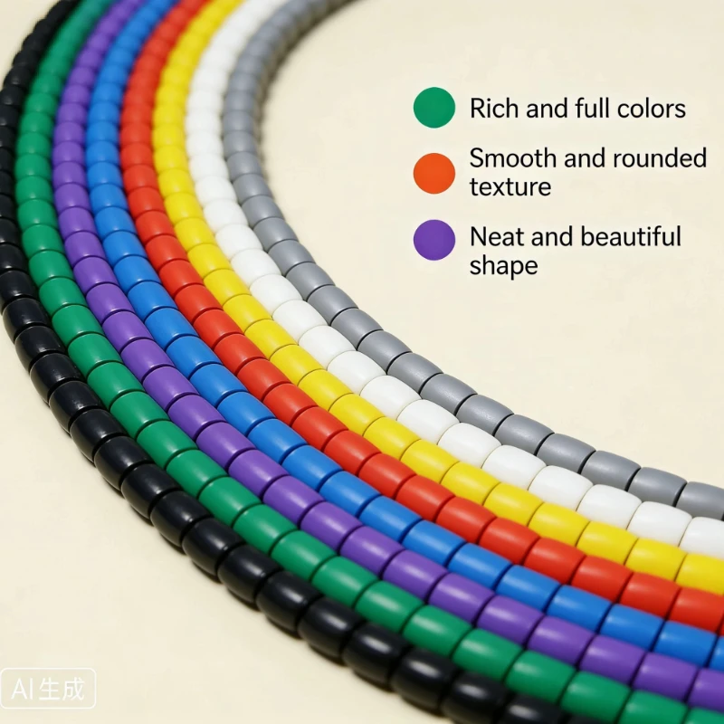 2M  Wrap Tube Flame retardant  bands diameter Cable casing Cable Sleeves Winding pipe colorful spiral Spiral Wire