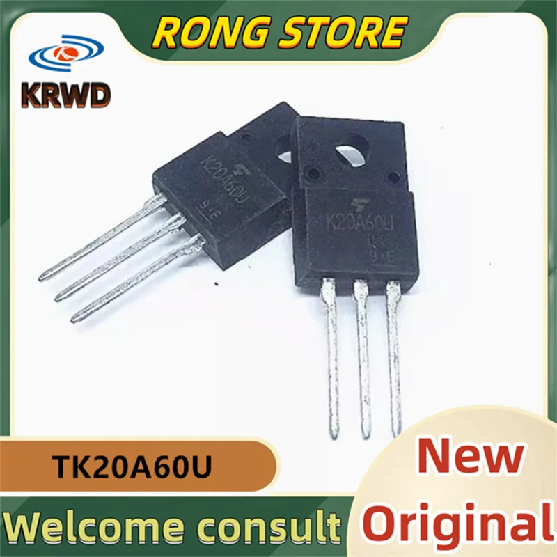 15pcs k20a60u neue original tk20a60u TO-220F 20a/600v