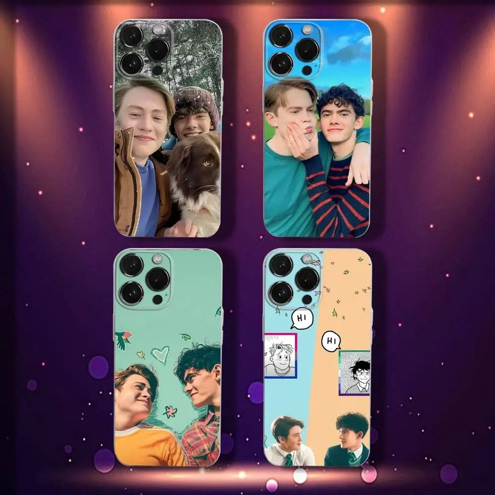 

TV H-Heartstopper Series Phone Case For iPhone 17,16,15,14,13,12,11 Pro,Max,Plus,X,XS,XR,SE4,E Mini Transparent Soft Cover