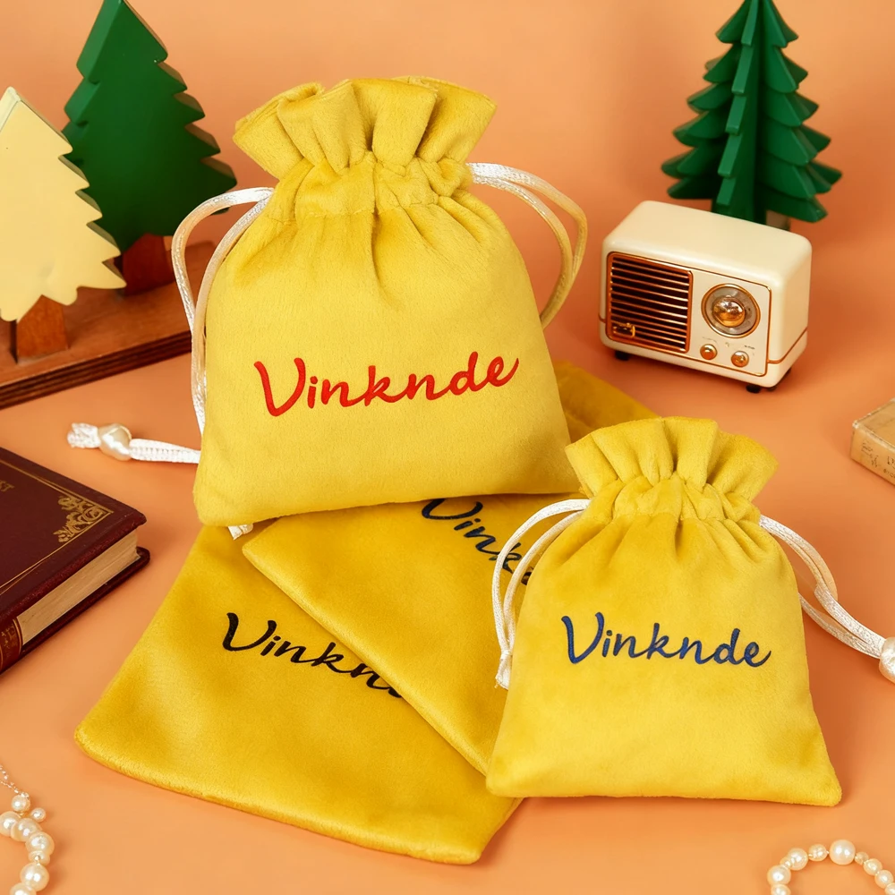 

Бархатные украшения с персонализированным логотипом, сумка для карт Таро, оракула, 50 шт., сумка для хранения на шнурке для серег, колец, костей, конфет, духов