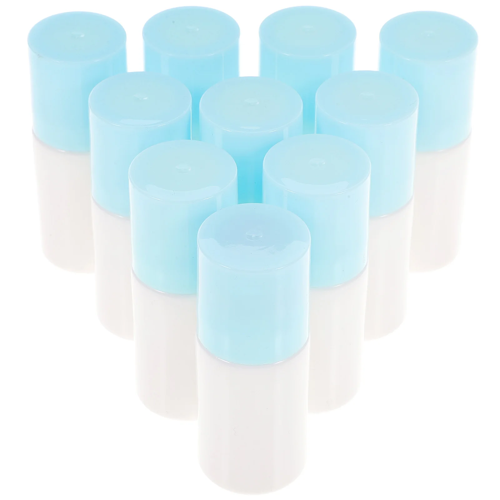 10 garrafas líquidas de cabeça de esponja dos pces tamanho de viagem de plástico transparente aplicadores de garrafa reutilizáveis frascos de armazenamento