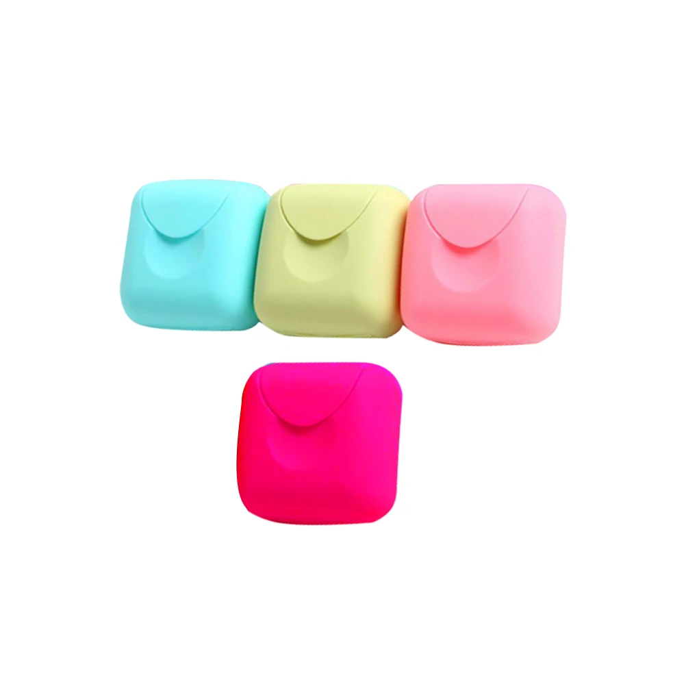 

4pcs Portable Soap Box Waterproof Travel Holder Dish Lightweight Drainage Gym Accessories Storage Rack