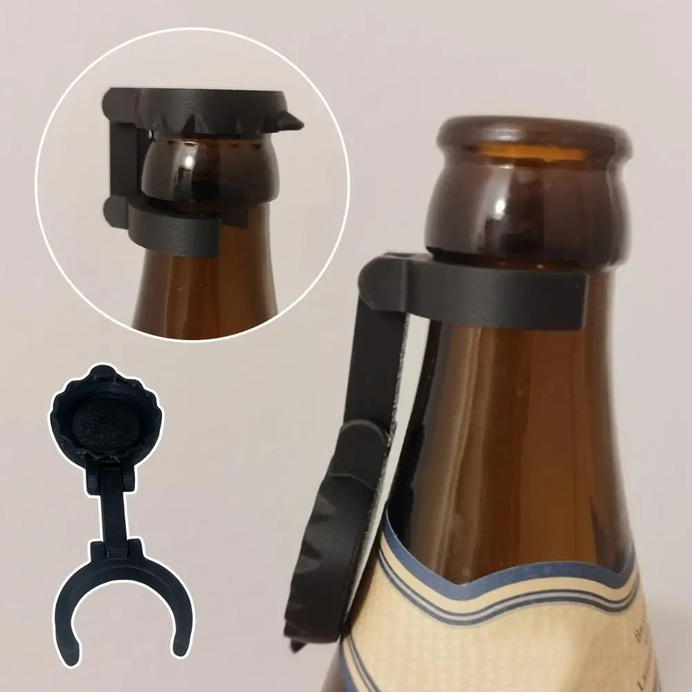 3Pcs PLA Airtight Beer Bottle Sealer Reusable Non-Twist Leak-Proof Cap for 12oz/22oz Glass Bottles Home Bar Parties Use