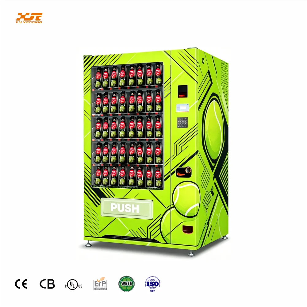 CE UL Certified Reliability Manufacture Customization Tennis Ball Vending Machine on Sale