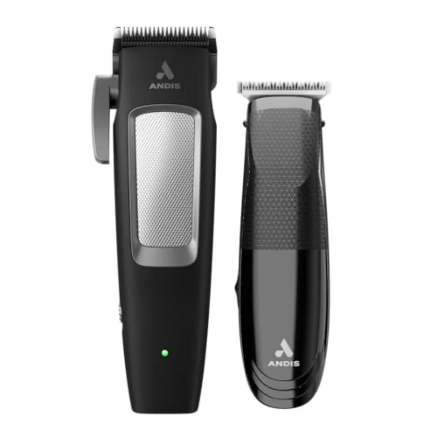 

Cordless Adjustable Hair Clipper Close-Cutting T-Blade Trimmer Combo Set 23-Piece Kit Black Lithium-Ion Battery Powerful Motor